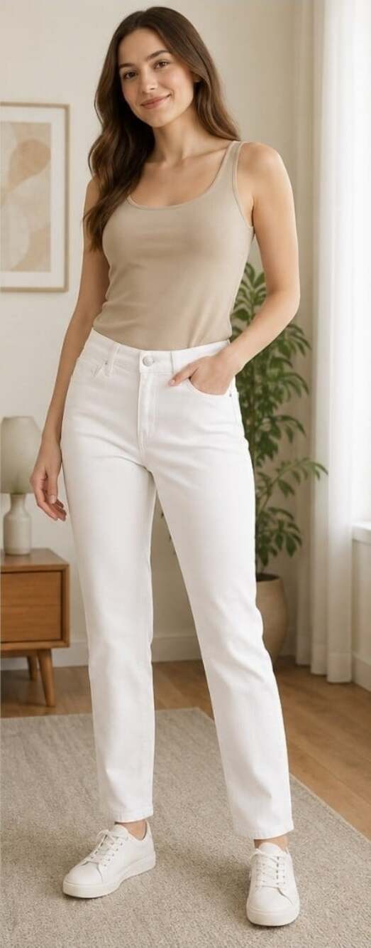 L'Agence Straight Leg Coated Stretch Denim Raw Hem Boho Women's 27 Inseam 25 T50